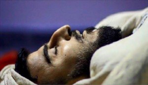 الصور الاولى لزهران علوش بعد مقتله2