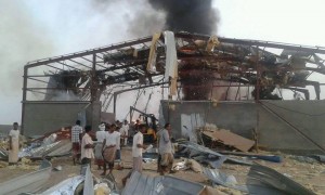 مجزرة العدوان عبس حجة مصنع تعبئة المياه (12)