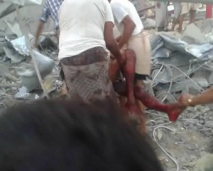 مجزرة العدوان عبس حجة مصنع تعبئة المياه (3)