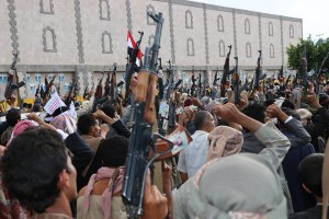 مسيرة جرائم العدوان في تعز وعمران جرائم حرب (4)