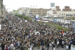 مسيرة رفض الاستعمار ومشروع الحصار صنعاء  (10)