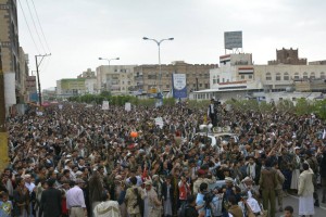 مسيرة رفض الاستعمار ومشروع الحصار صنعاء  (14)