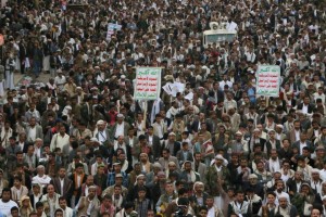 مسيرة رفض الاستعمار ومشروع الحصار صنعاء  (4)