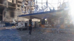 استهداف جسر المصباحي وجسر بني مطر (10)