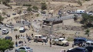 استهداف جسر المصباحي وجسر بني مطر (3)