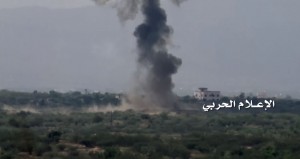 انفجار دبابة سعودية جيزان (1)