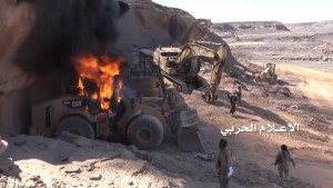 اقتحام مواقع عسكرية وتدمير ىليات ودبابات وجرافات-نجران (15)