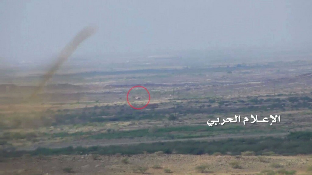 تدمير دبابة ابرامز-موقع سرداح العسكري-جيزان 1