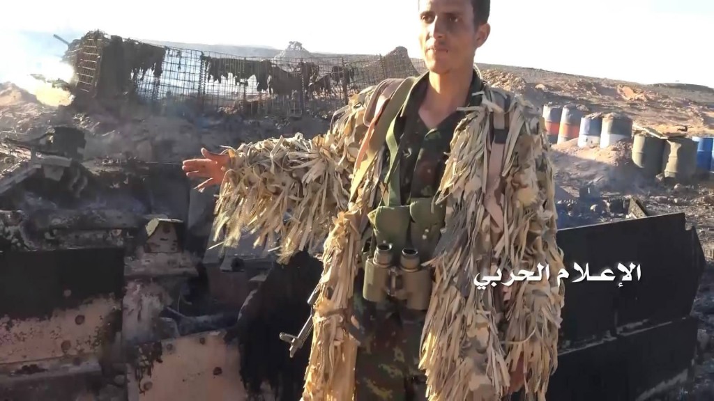 اقتحام مواقع عسكرية وتدمير ىليات ودبابات وجرافات-نجران (17)