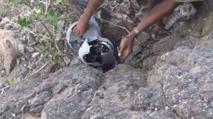 حطام طائرة استطلاع- تعز (10)