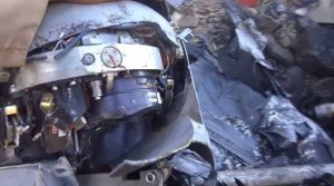 حطام طائرة استطلاع- تعز (4)