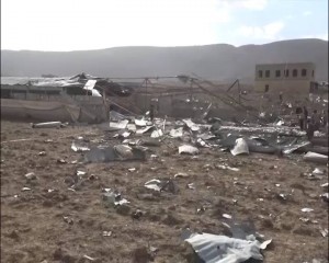 استهداف مزرعة دجاج في سنحان (7)