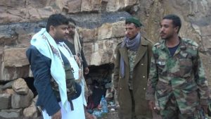 الحوثي يزور الأبطال في نهم5